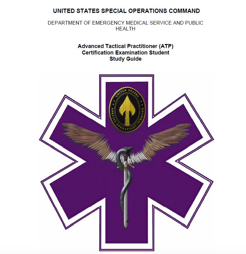 Special Forces Advanced Tactical Practitioner Certification TCCC Guide on CD