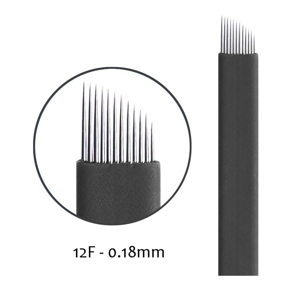 Tattoo Thin 0.18 Blades Microblading Needles Permanent Makeup Eyebrow Lip Needle