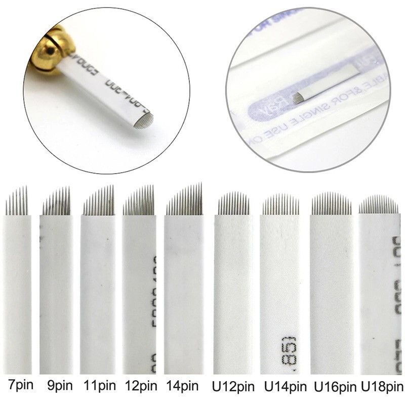 Microblading Permanent Makeup Eyebrow Flex Tattoo Needles For 3D Lamina Blade