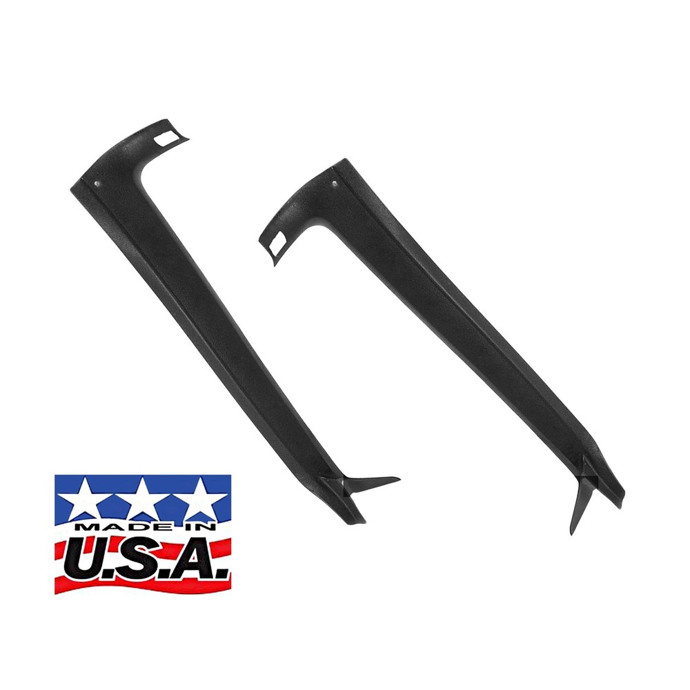 69-70 MUSTANG FASTBACK PILLAR POST MOLDINGS, PAIR