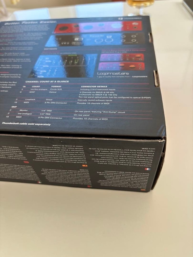 Focursrite Clarett 2Pre THUNDERBOLT Audio Interface jp