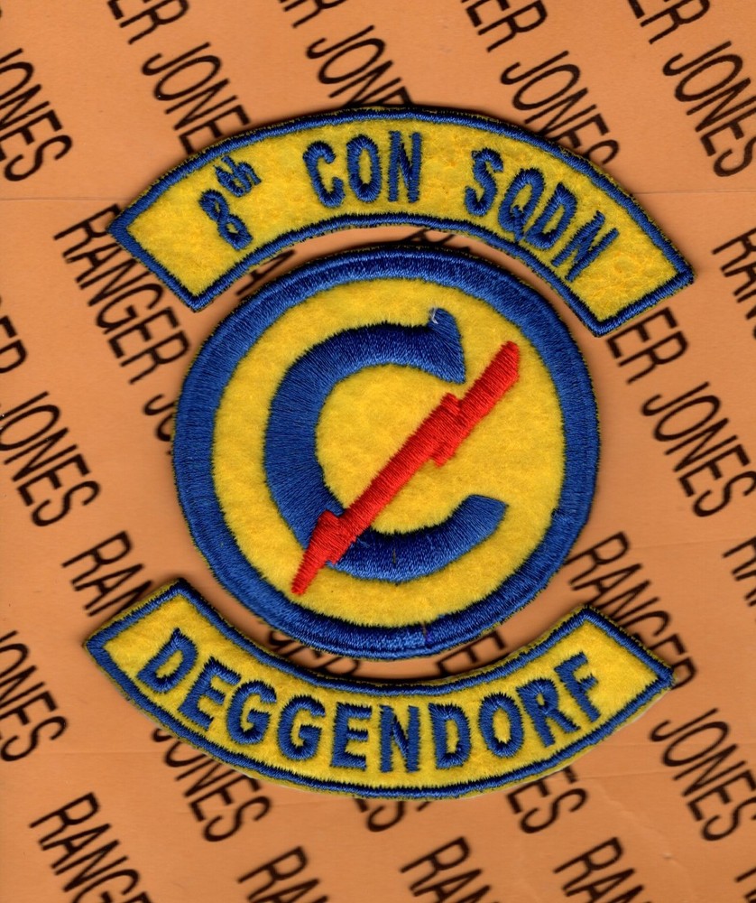 US Army 8th Constabulary Squadron DEGGENDORF patch tab set