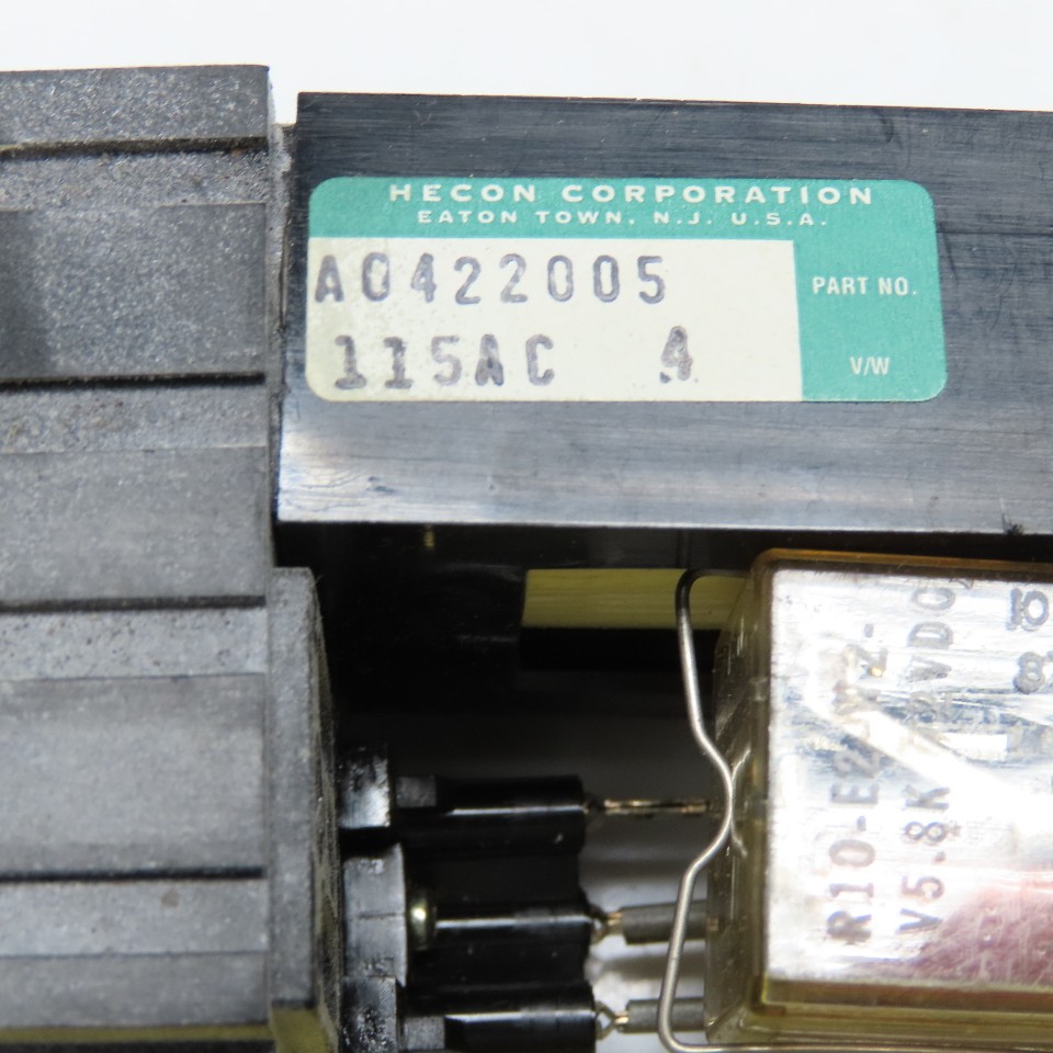 Hecon A0422005 115VAC Manual Reset Electromechanical Counter