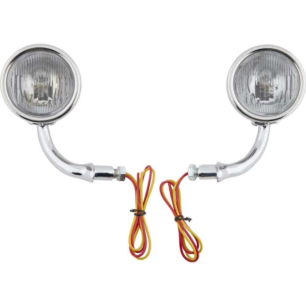 Speedway Motors Ford Model A Cowl Light Assembly Kit, 1930-31, Stainless Steel