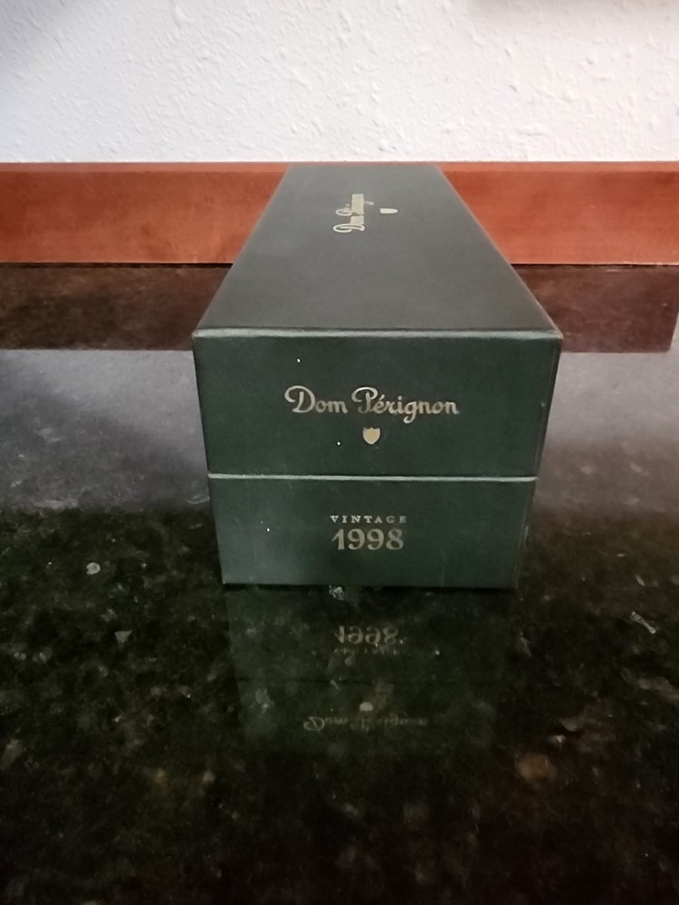 Vintage 1998 Dom Perignon Bottle and box Empty** Empty**