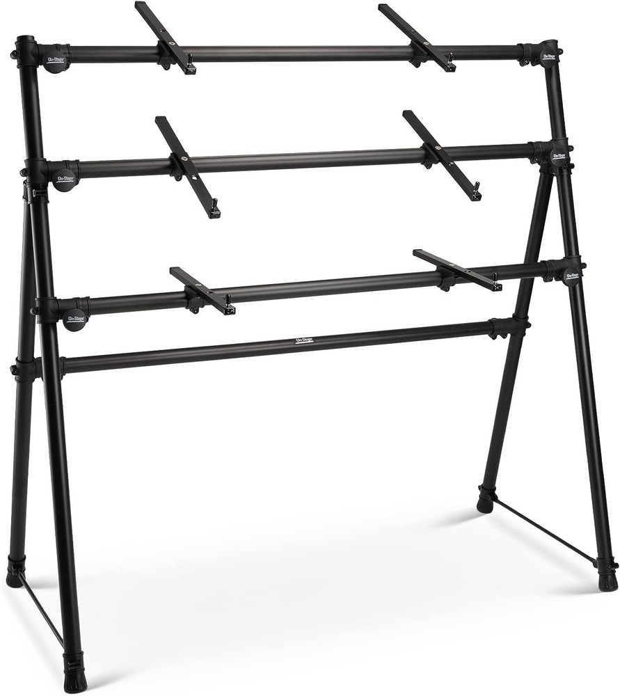 On-Stage KS7903 Three-Tier A-Frame Keyboard Stand (Setup for Multiple...