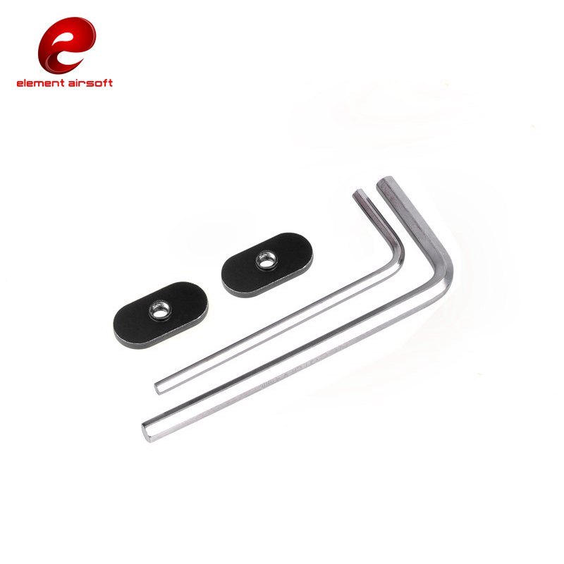 Tactical Airsoft Dropwing Adaptive Flashlight Offset Mount For MLOK Sided Rail