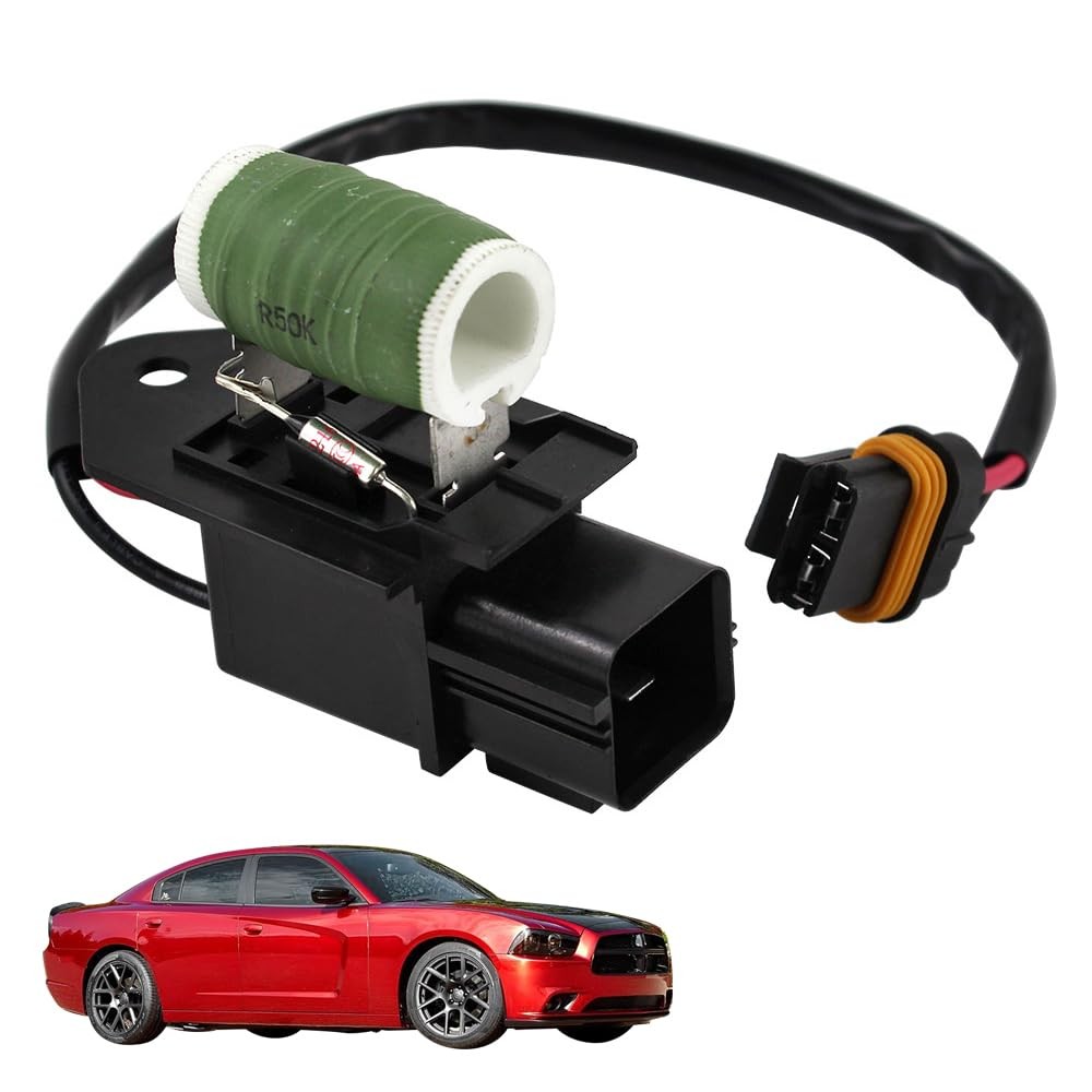 68050128AA Radiator Fan Blower Motor Relay Resistor Compatible with Dodge Charge