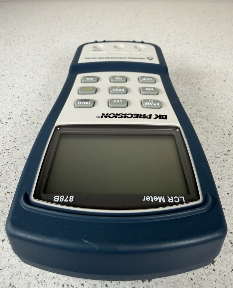 BK Precision 878B Dual-Display Handheld LCR Meter Clean!!