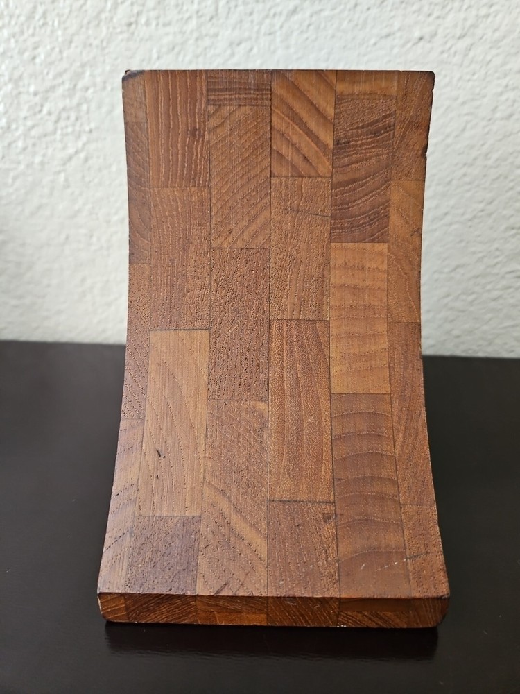 Vintage Danish Modern Teak Bookend Brostrom