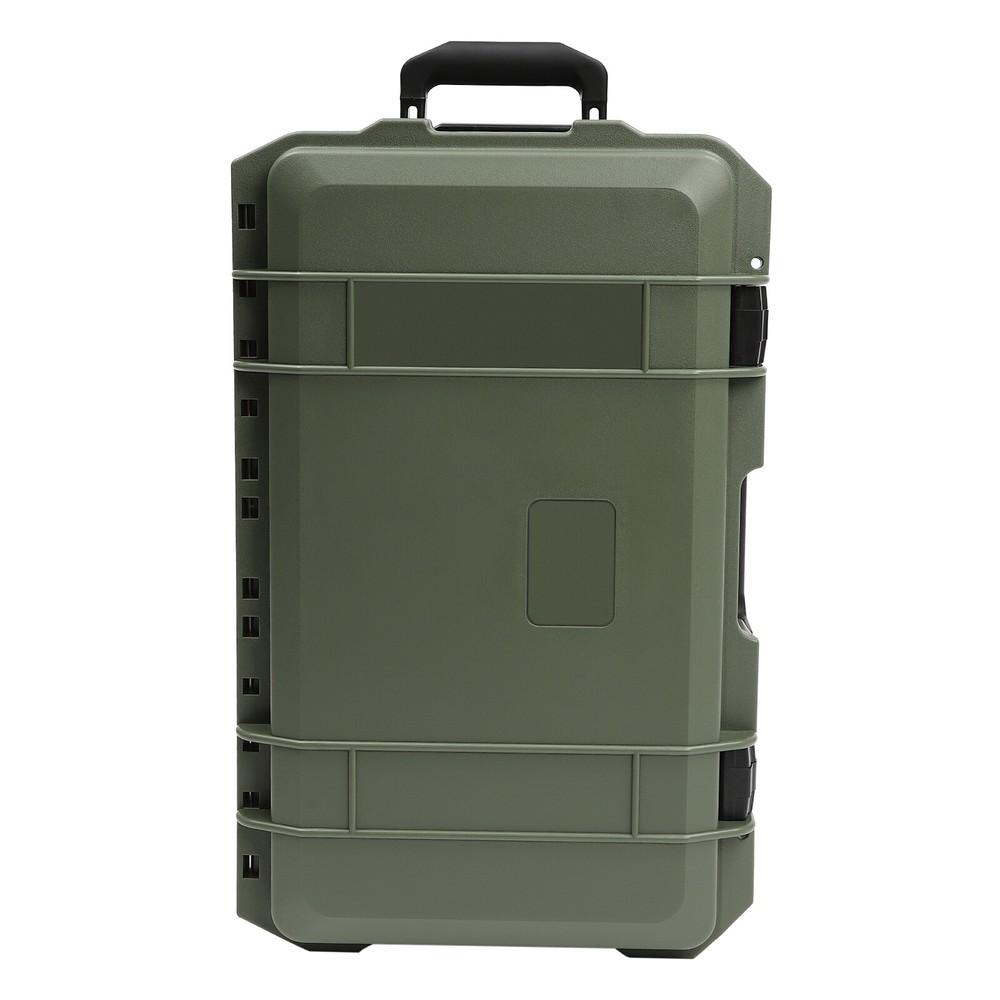 22" Camera Hard Case Protective Roller Camera Carrying Case Waterproof W/ Foams