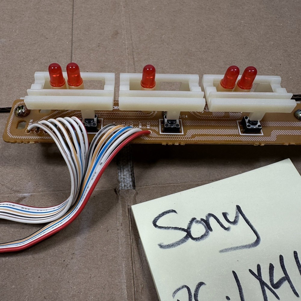Sony PS-LX410 Turntable Full Part Out - Button Control Operation Board Front