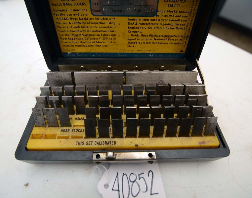 Do All Gage Block Set (Inv.40852)