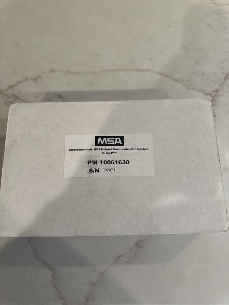 MSA CLEARCOMMAND HCS HELMET COMMUNICATION SYSTEM BASIC PTT 10061630