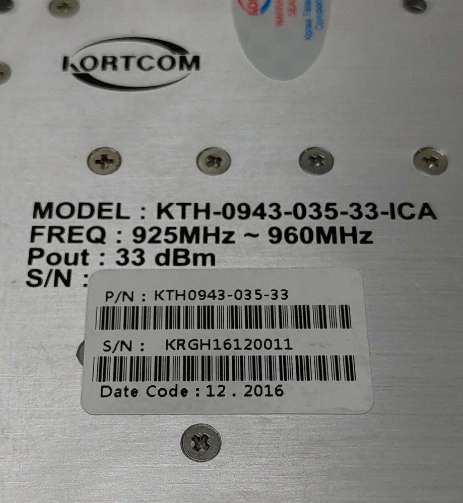 KORTCOM Microwave Module KTH-0943-035-33-ICA