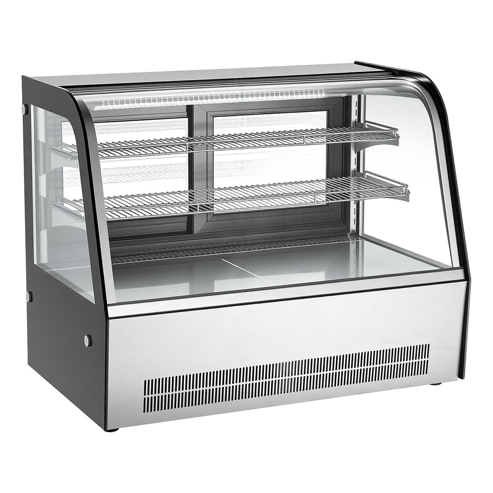 5 Cu Ft Refrigerated Display Case 2 Tier Cake Pastry Fridge