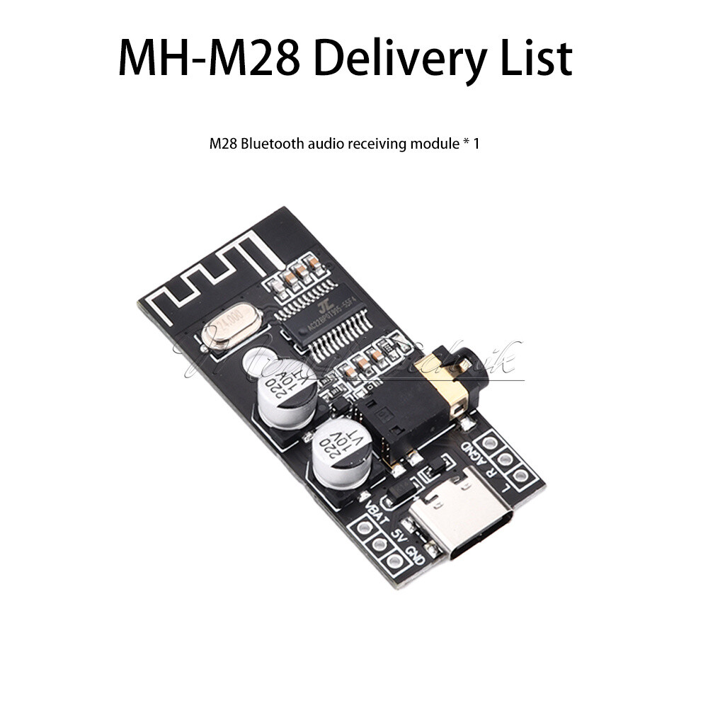 MH-MX28 Wireless Bluetooth 5.1 Audio Module Type-C/Micro USB Interface DC5V