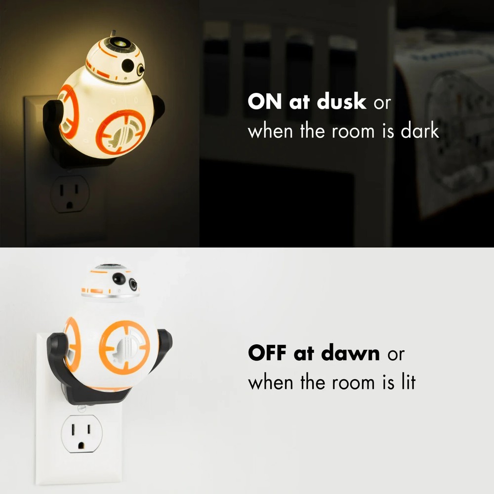 Star Wars BB-8 Color-Changing Light Sensing LED Night Light