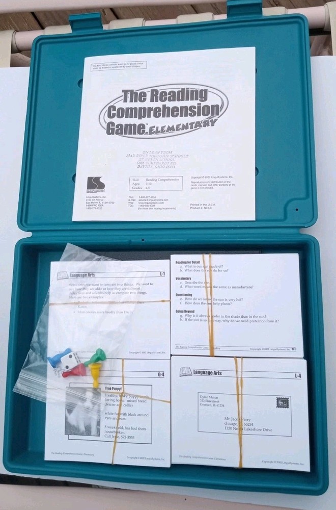 The Reading Comprehension Game Elementary Lingui Systems For Teachers