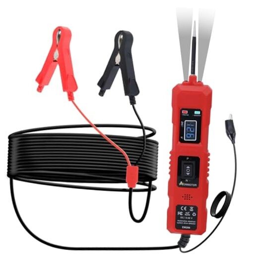Multifunctional Car Circuit Tester Component Activation Electrical Tester 6 Red