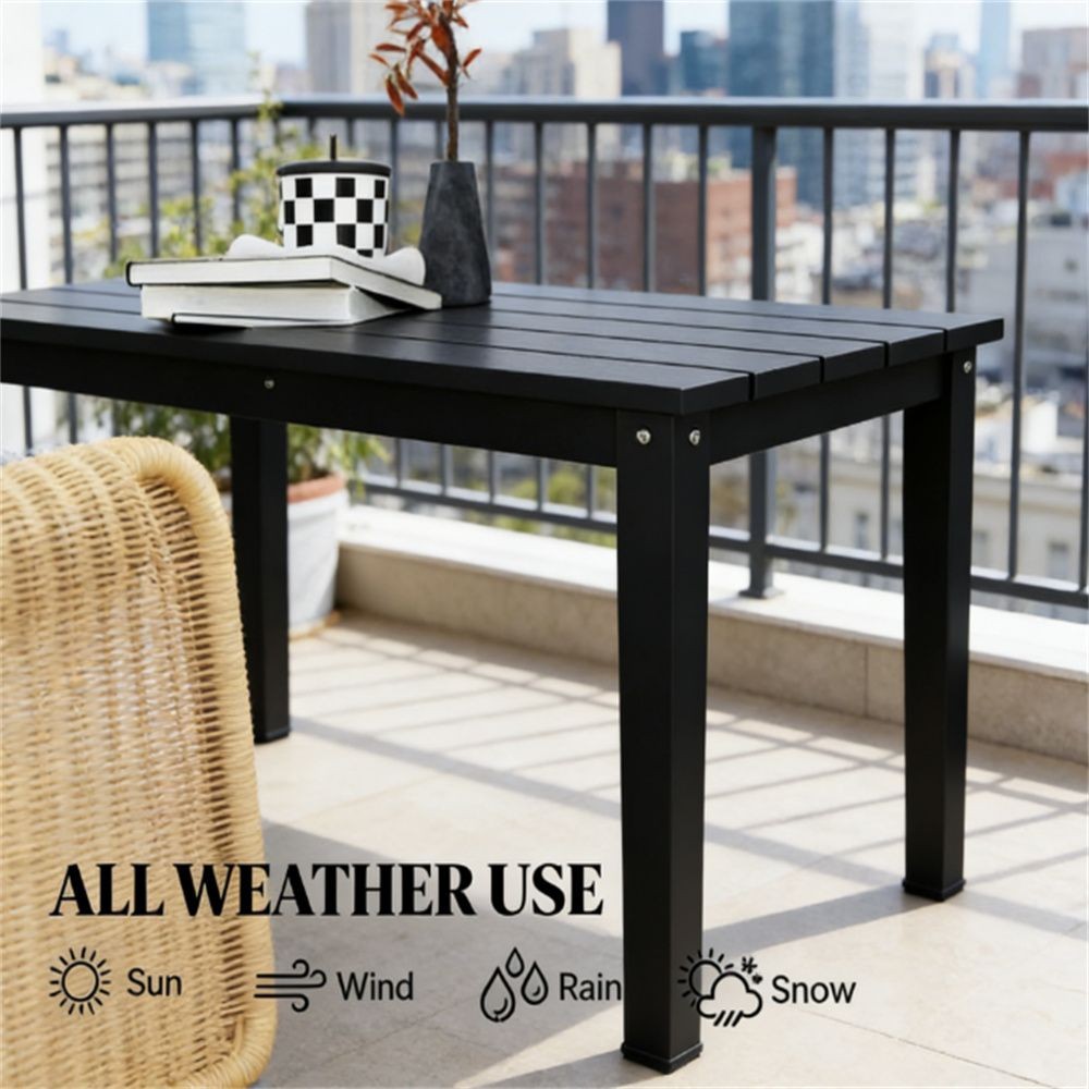 Rectangular dining table, outdoor coffee table & terrace table