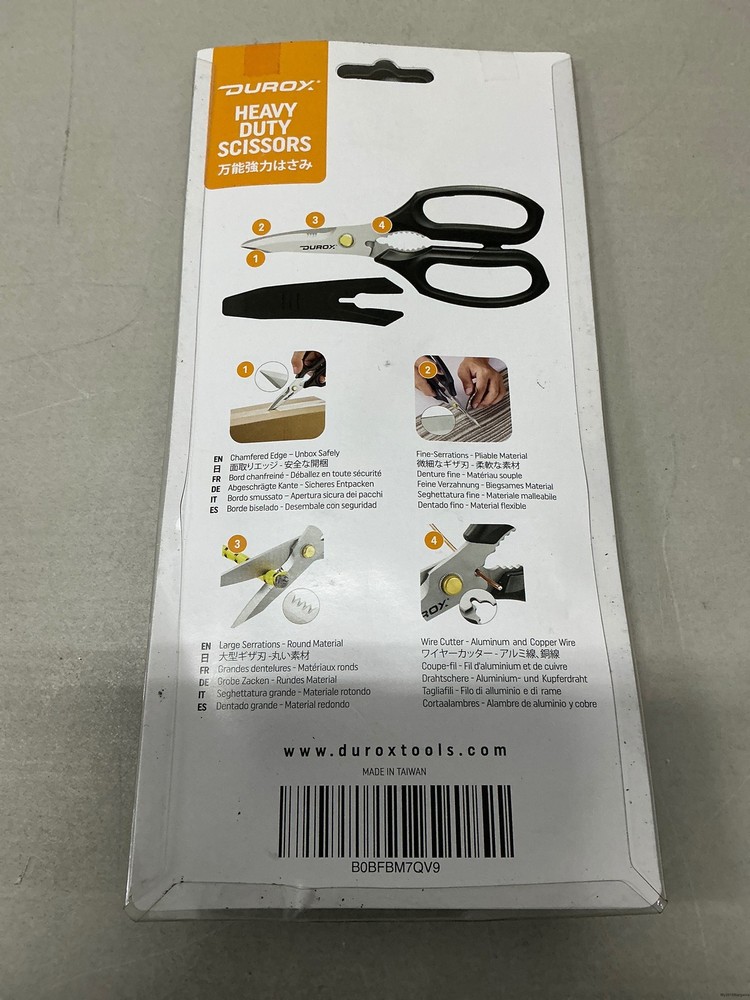 DUROX - Heavy Duty Scissors, Multipurpose Utility Scissors.