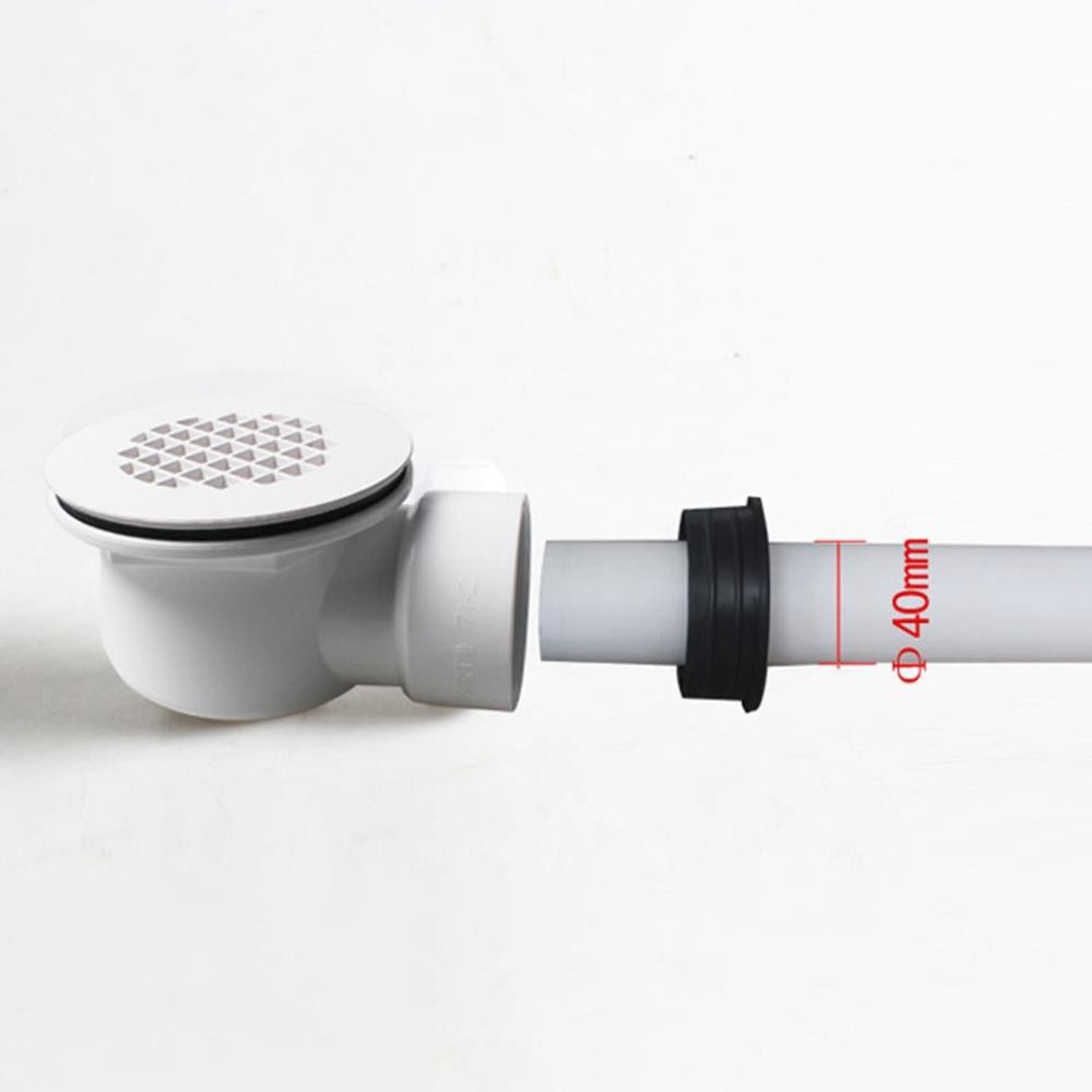 1.5 Inch Side-Outlet Drain Strainer for Low Profile Shower Base Efficient Draina