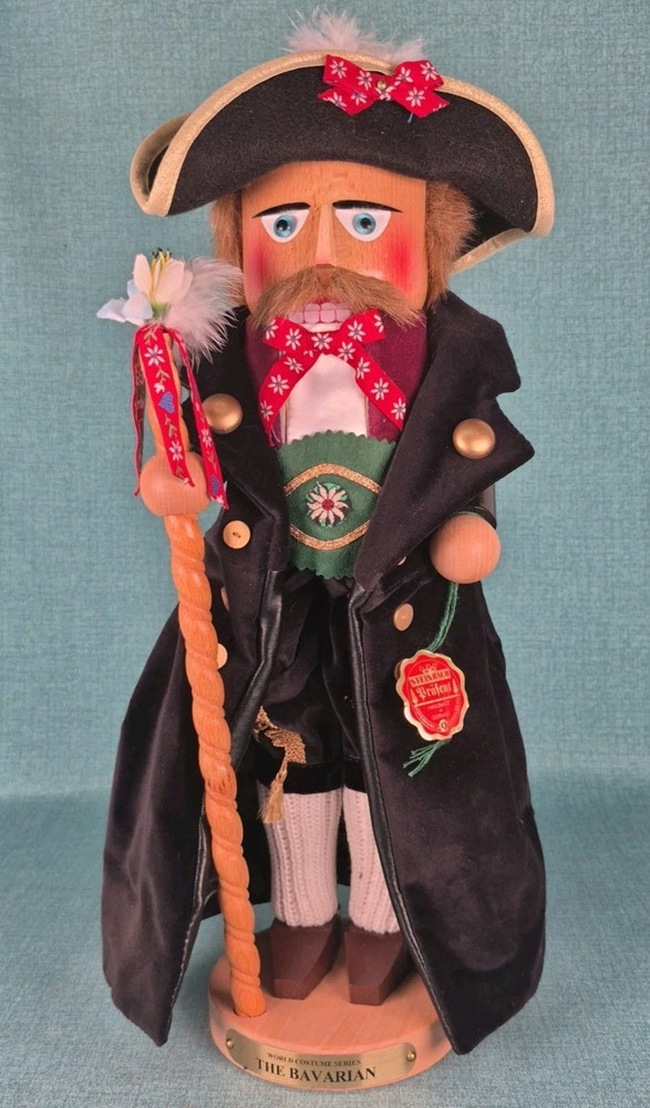 STEINBACH Wood 17" BAVARIAN NUTCRACKER Hand Made Germany
