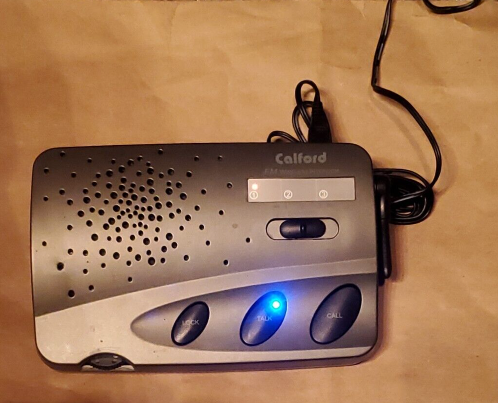 3 Channel FM multi-channel Wireless Office Home Intercom Set READ DESCRIPTION
