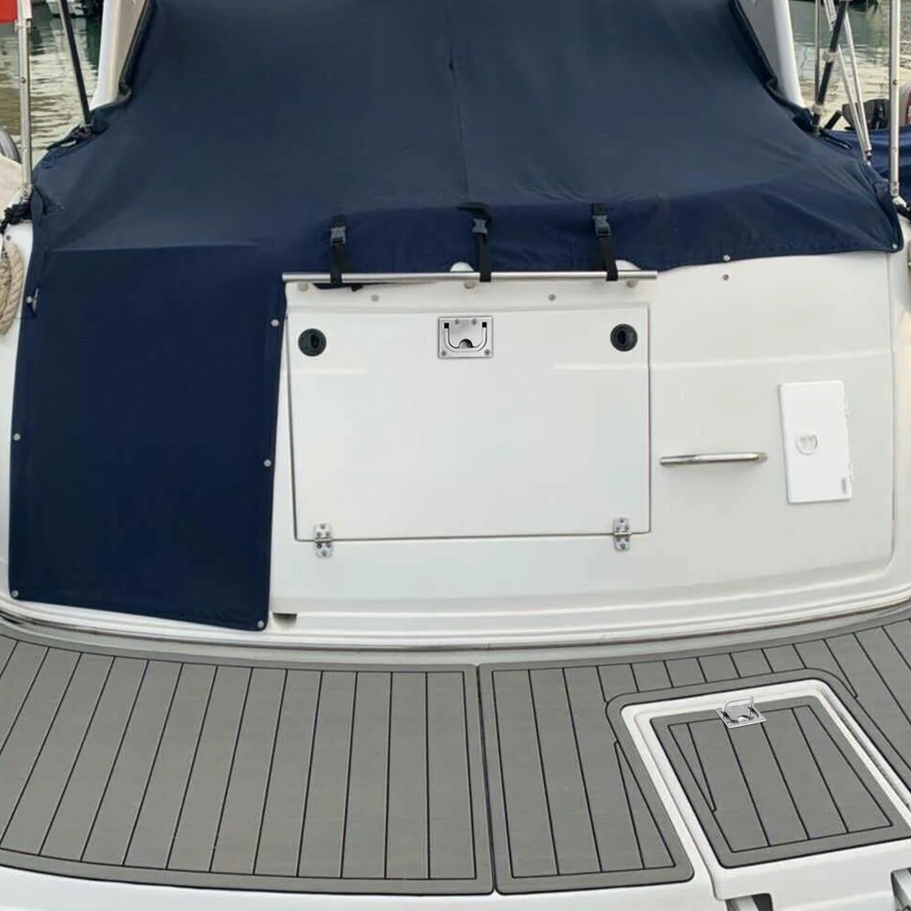 Boat Pull Flush Lift Ring Marine Grade Stainless Steel Boat Deck Hatch Handle