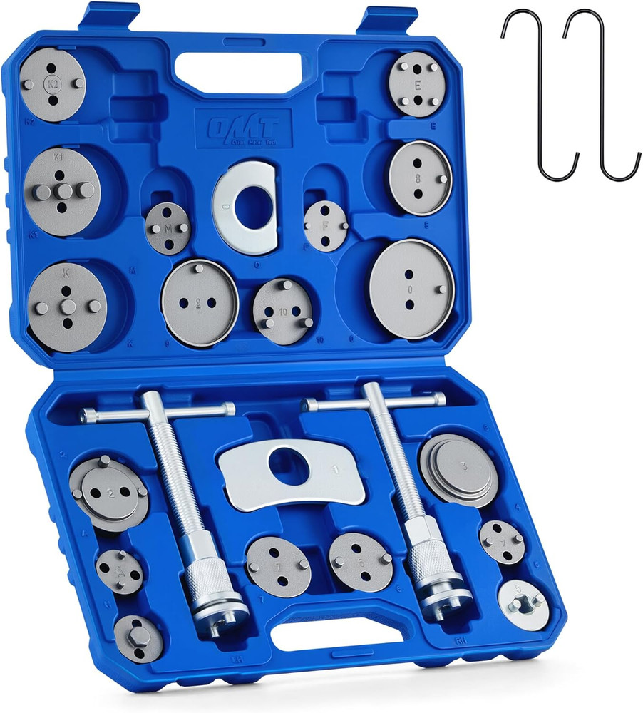 24Pc Brake Caliper Compression Tool Set with Blue Case