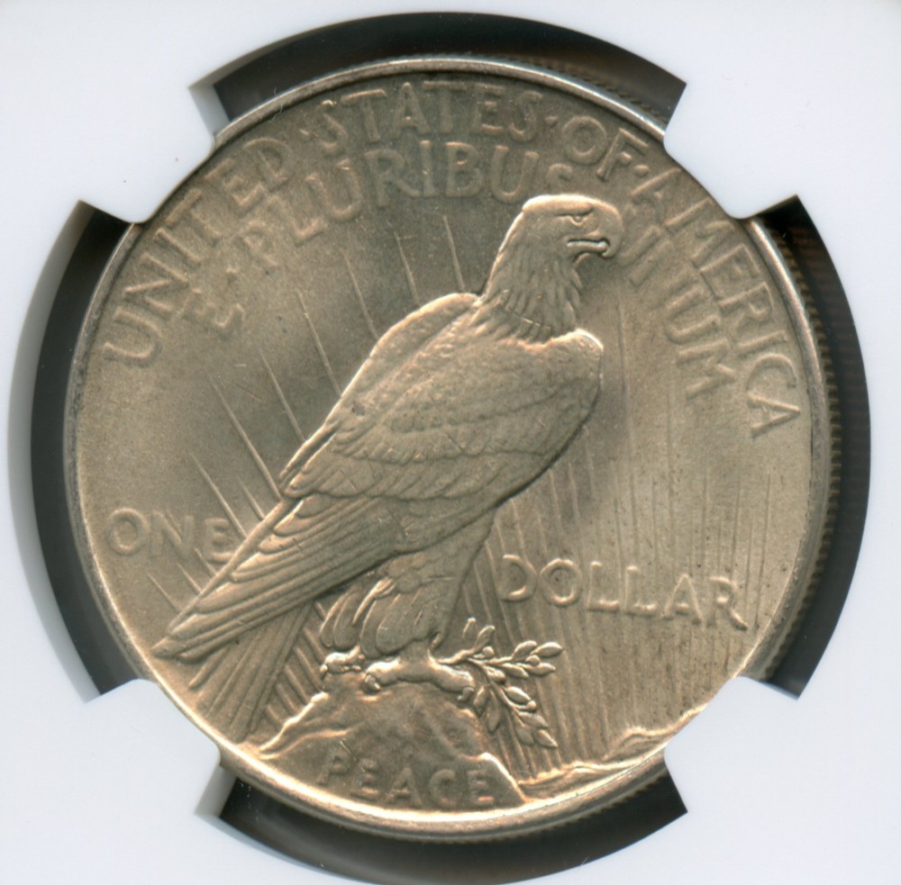 1934 Peace Silver Dollar NGC MS 63