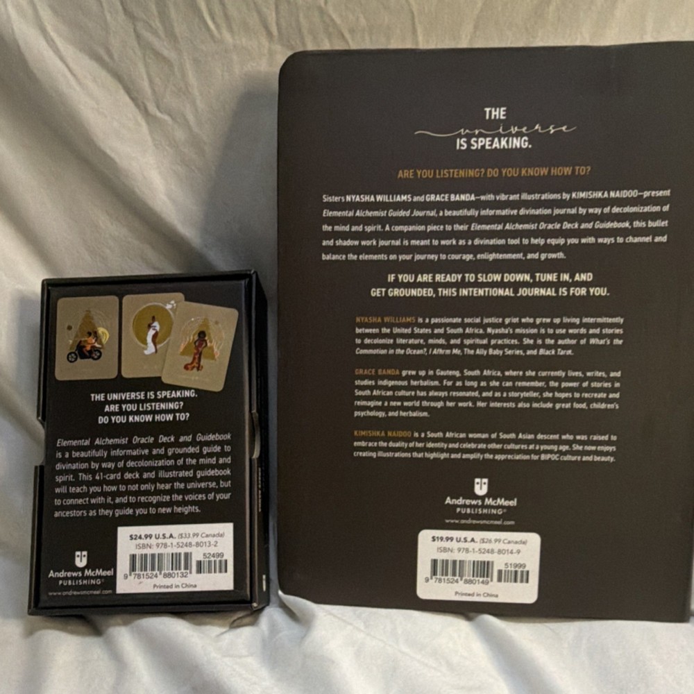 Elemental Alchemist Oracle Deck & Guided Journal Set Andrea McNeal & Grace Band