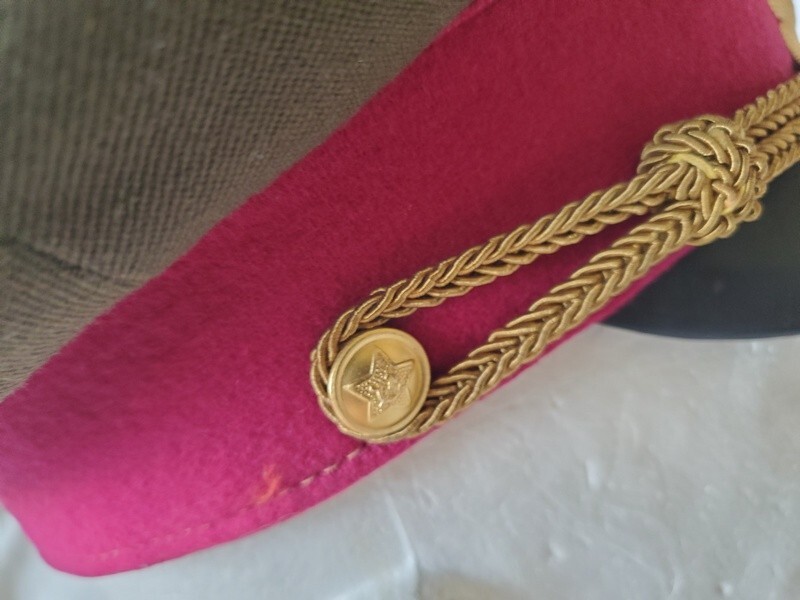 Russia Soviet Army officer Visor Hat 1964