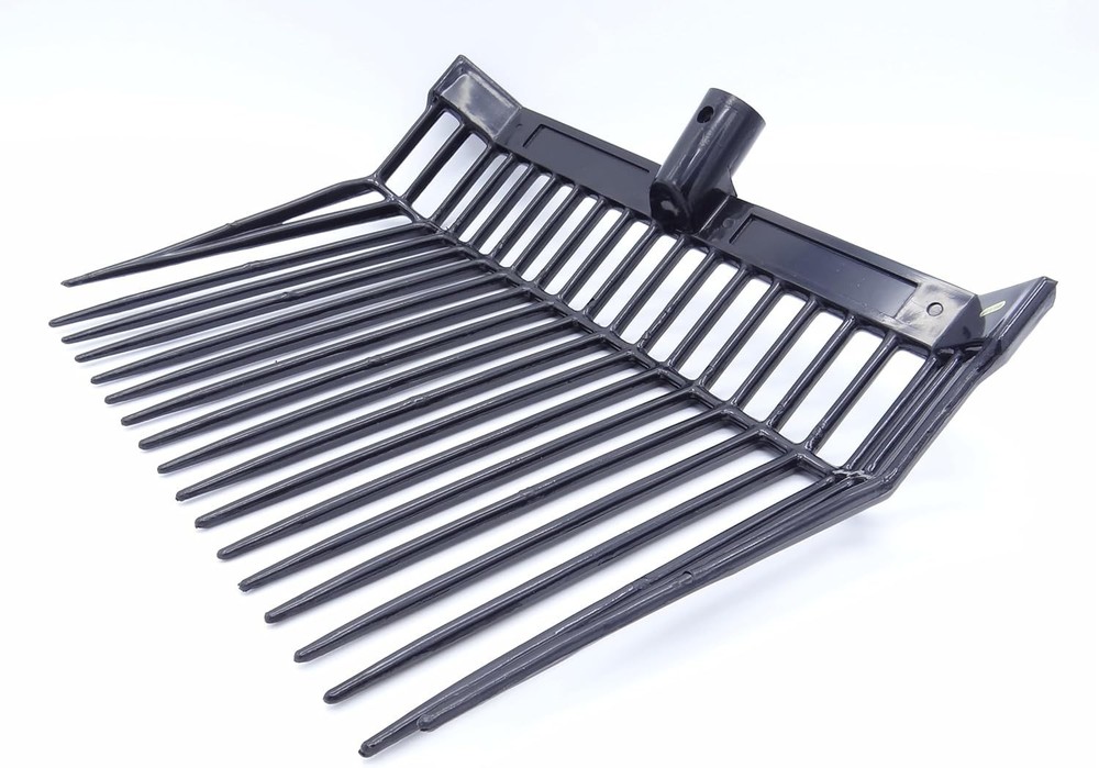 Manure, Stable Pitch Fork Replacement Head Black 3 Pack