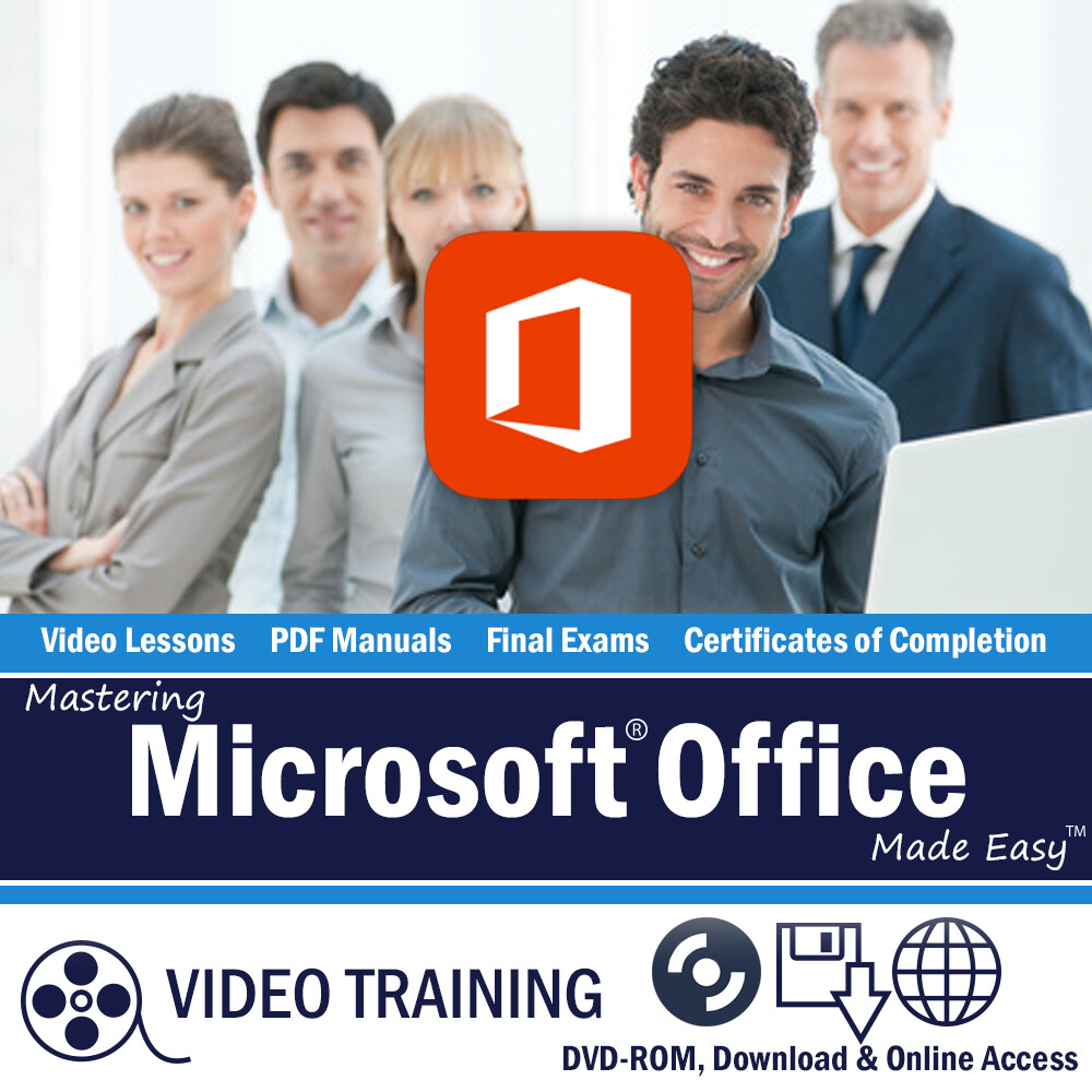 Learn MICROSOFT OFFICE PRO 2016/2013 Training Tutorial DVD-ROM Course 42 Hours