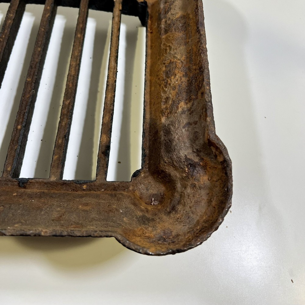 Vintage antique cast iron boot scraper
