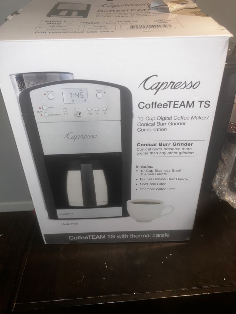 Capresso CoffeeTEAM TS 10 Cup Coffee Maker
