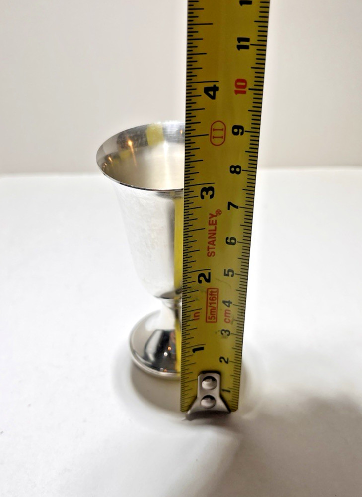 ONE Web Sterling Silver Cordial 3" High No Monogram 30 Grams