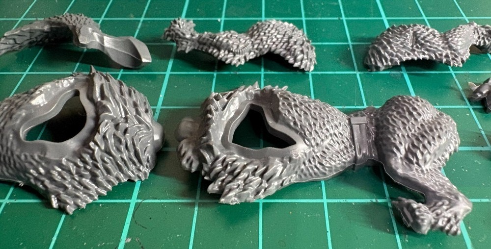 Space Wolves Thunderwolf Cavalry Wolf A | Torso Body Bits Warhammer 40K Kitbash