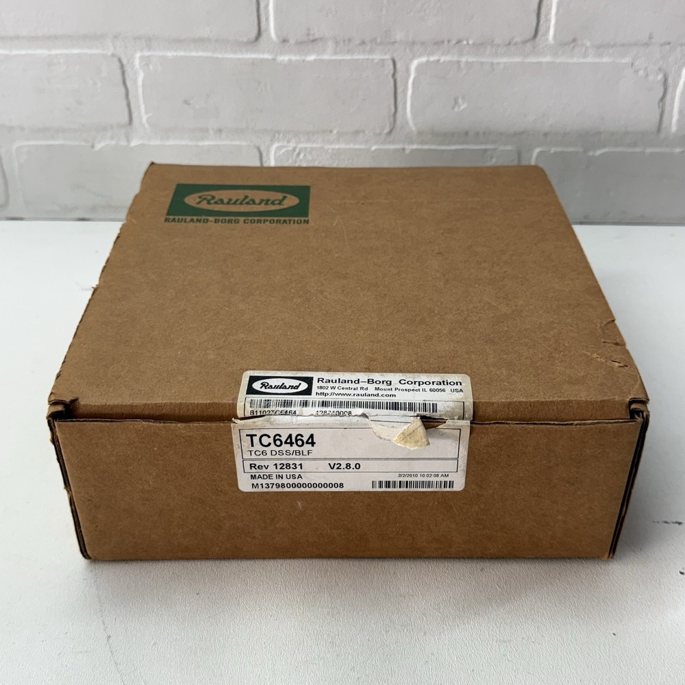 NEW - Rauland-Borg Telecenter TC6464 Intercom Communication Control Module