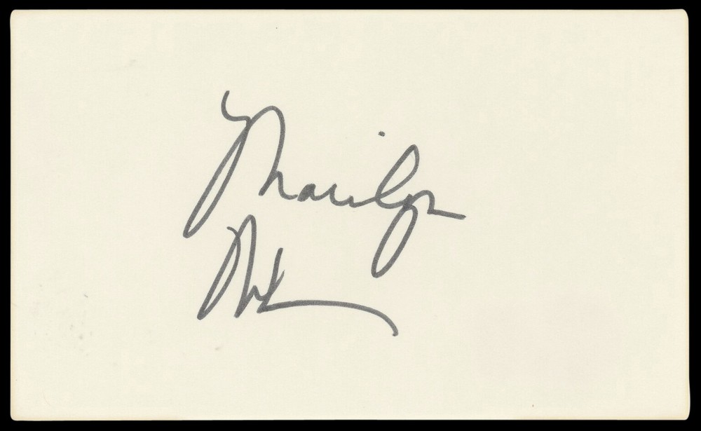 Marilyn McCoo 5th Dimension Authentic Signed 3x5 Index Card BAS #BL98895