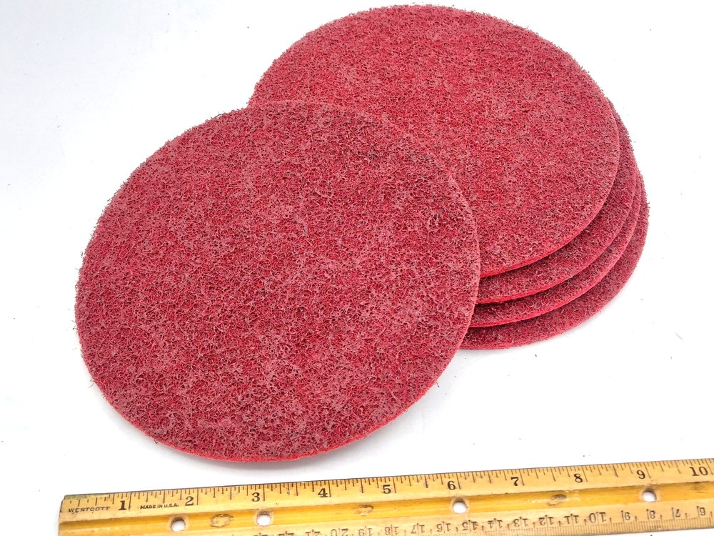 3M Scotch-Brite 7” Medium Surface Conditioning Discs Hook & Loop 89234 **5/EA**