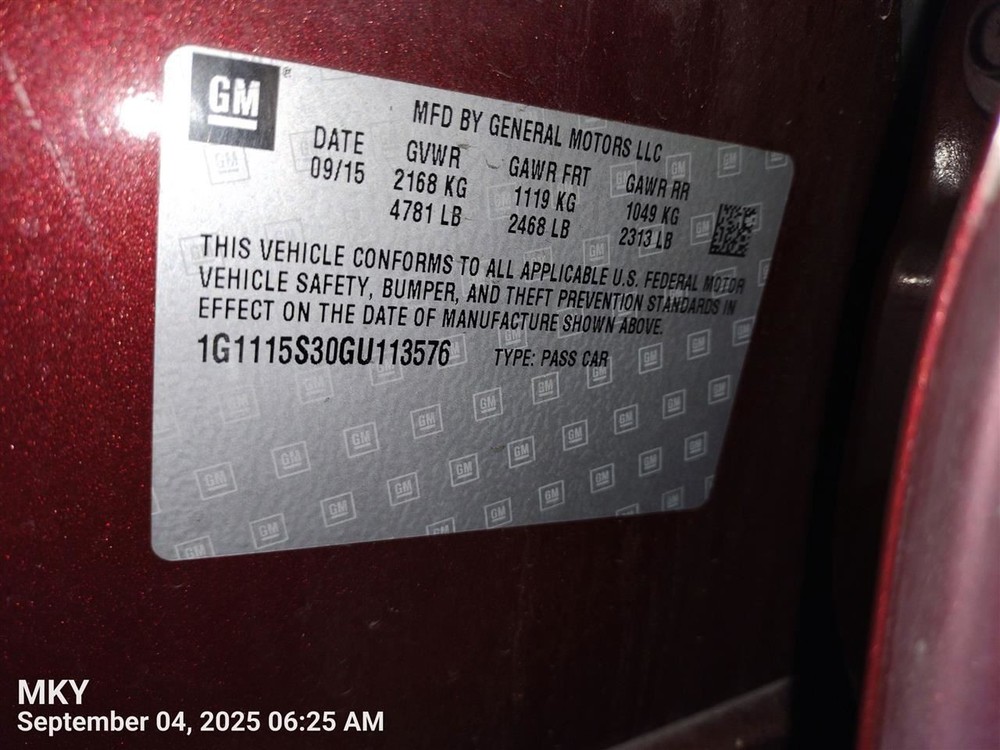 CONTROL PANEL OEM 2016 CHEVROLET IMPALANEW 1YR WRNTY