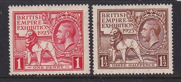 SG432-433 1925 Wembley Set UNMOUNTED MINT