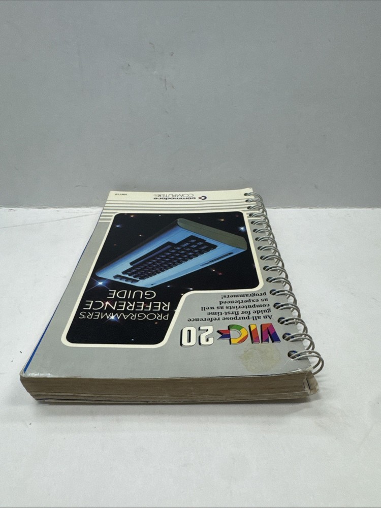 VIC-20 Programmer's Reference Guide Commodore Spiral Bound Vic20 Schematic