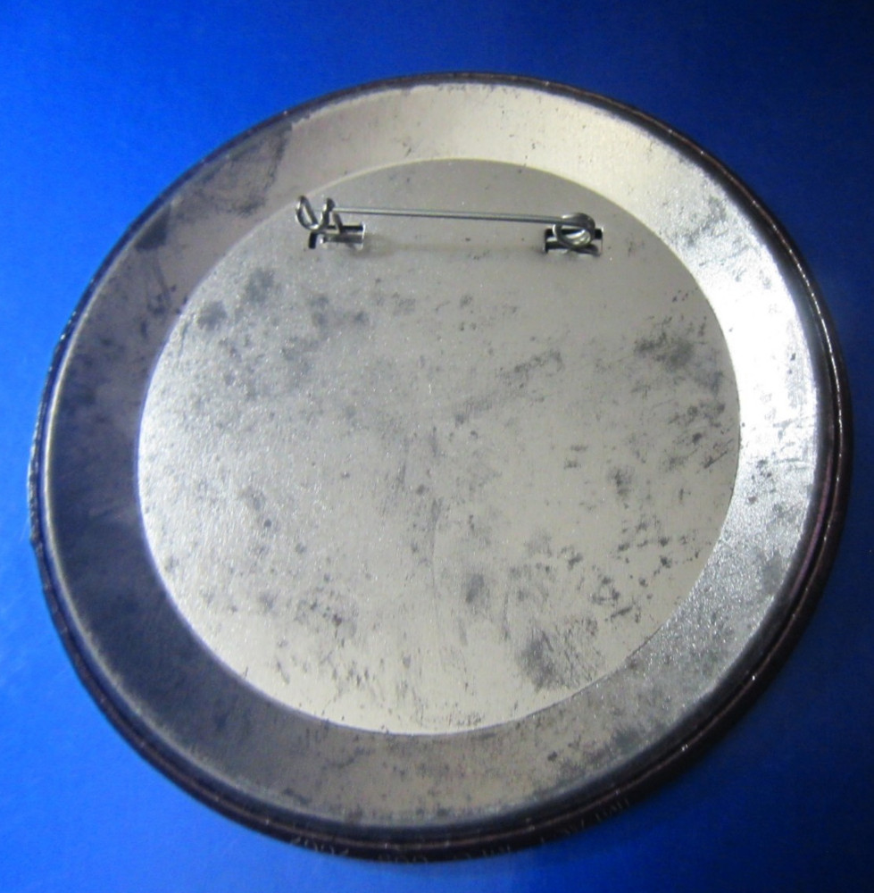 Large Put Pork on Your Fork pinback/button Free Ship