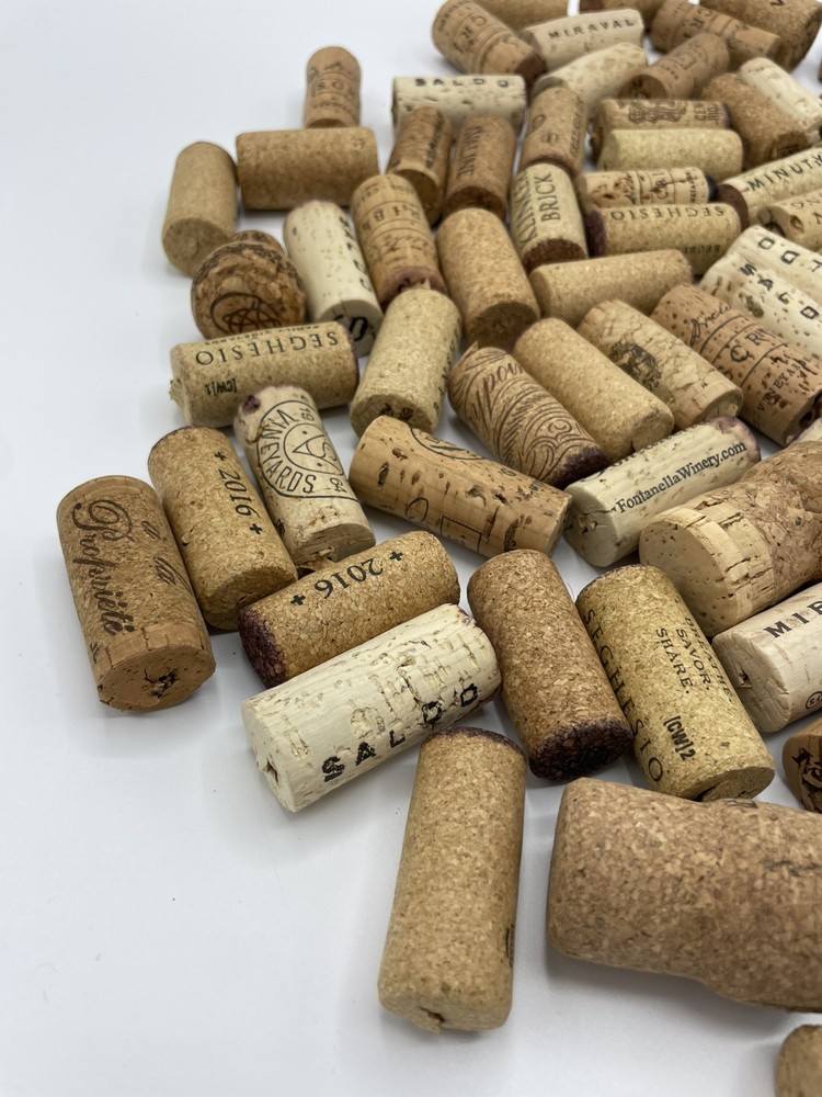 Premium Wine Corks Natural - Used Assorted 89 Count