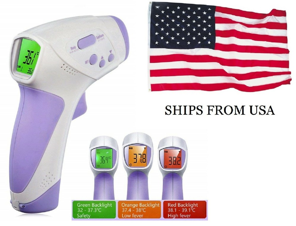 Non Contact High-Precision Infrared Body Forehead Thermometer