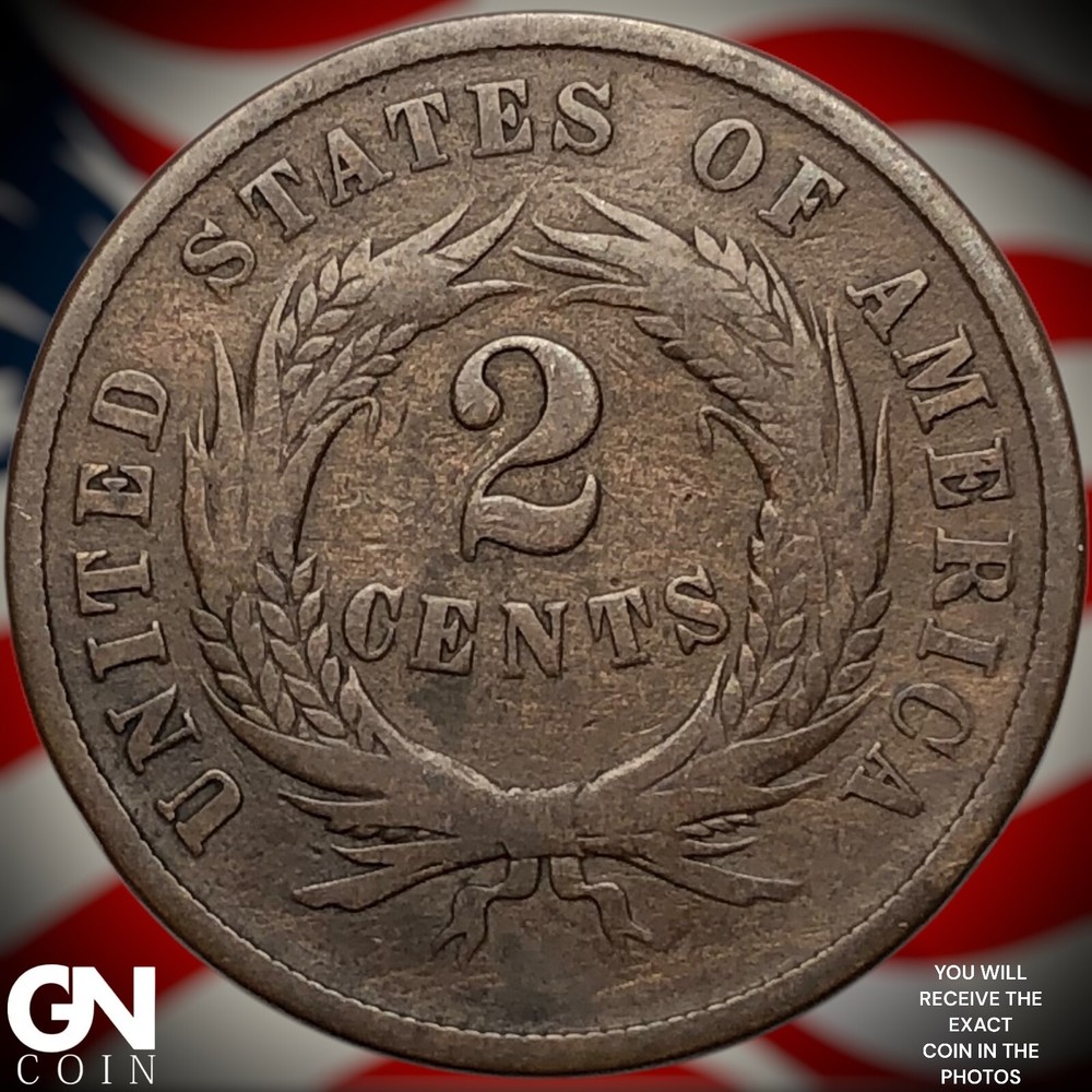 1864 2 Cent Piece Y8297